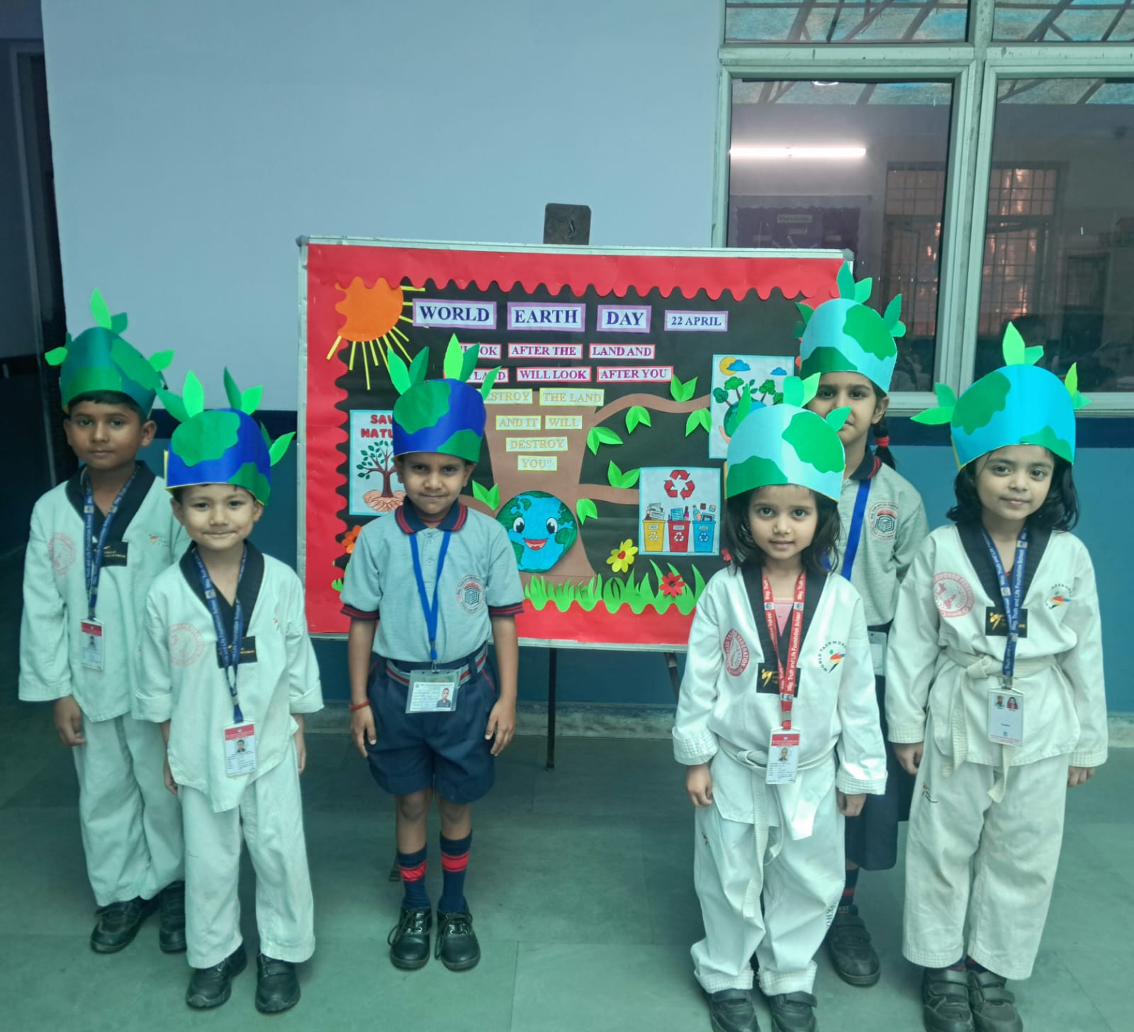Class II students on sports day